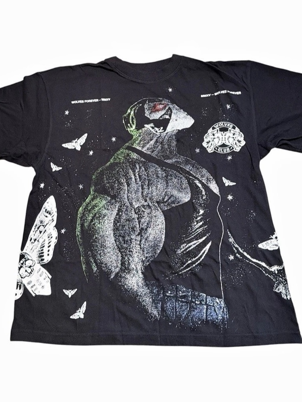 Grunge Darc Sport Bane Side By Side Batman Tee L Black Goth Streetwear NWOT